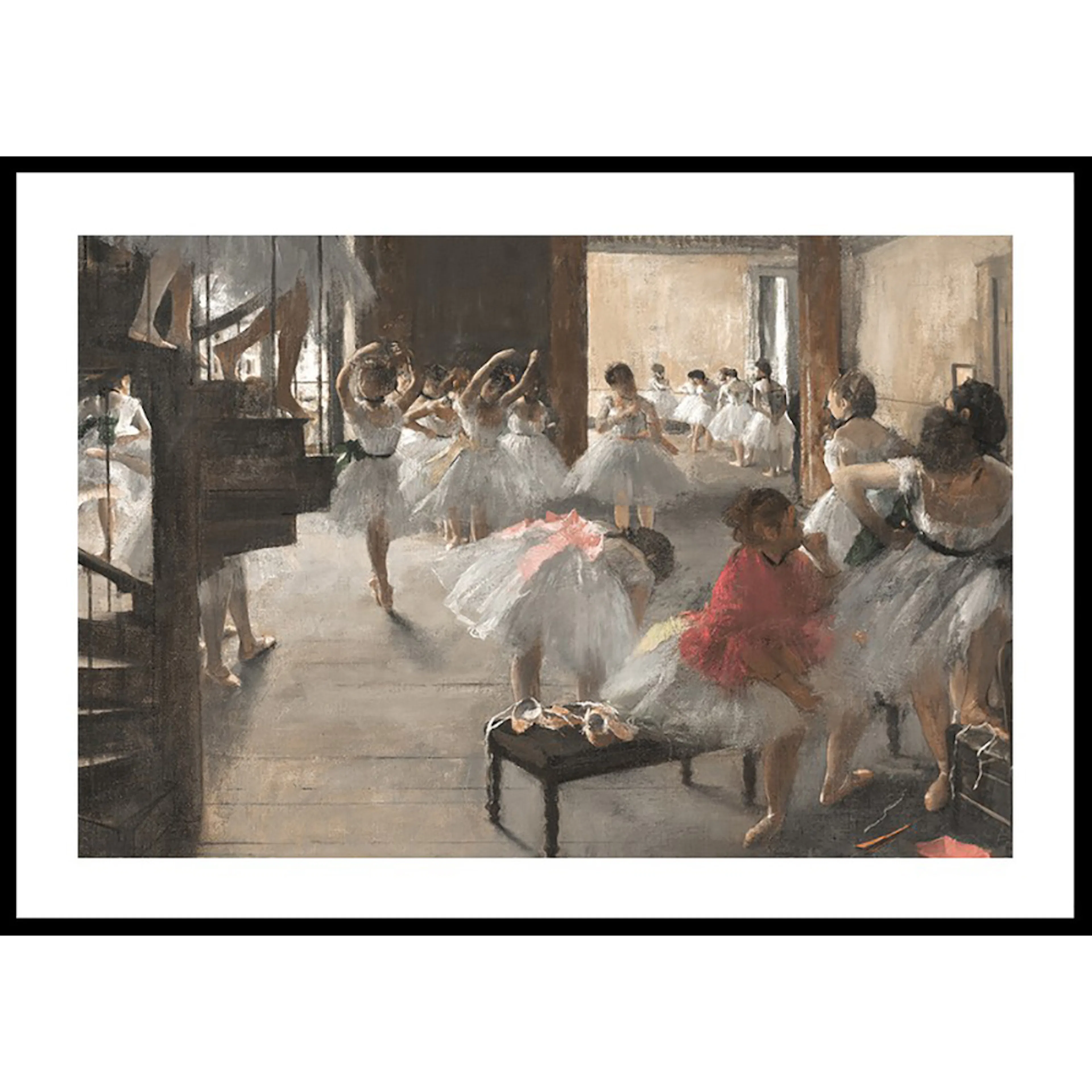 Poster Gallerix The Dance Class By Edgar Degas