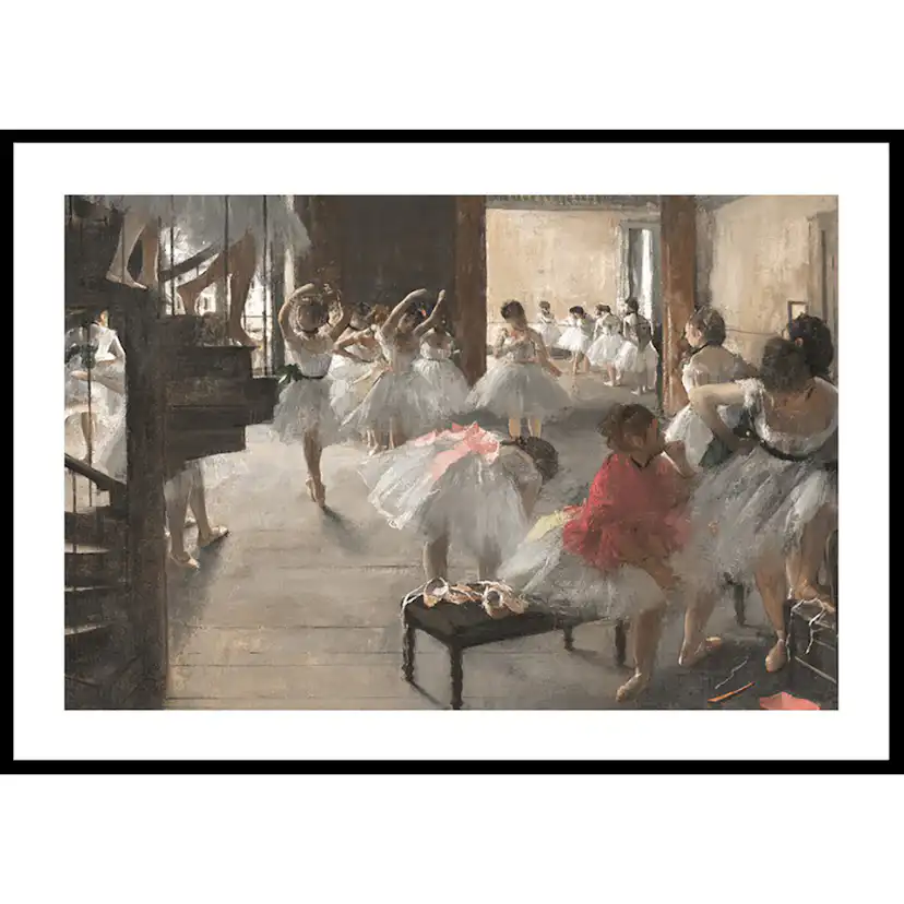 Poster Gallerix The Dance Class By Edgar Degas