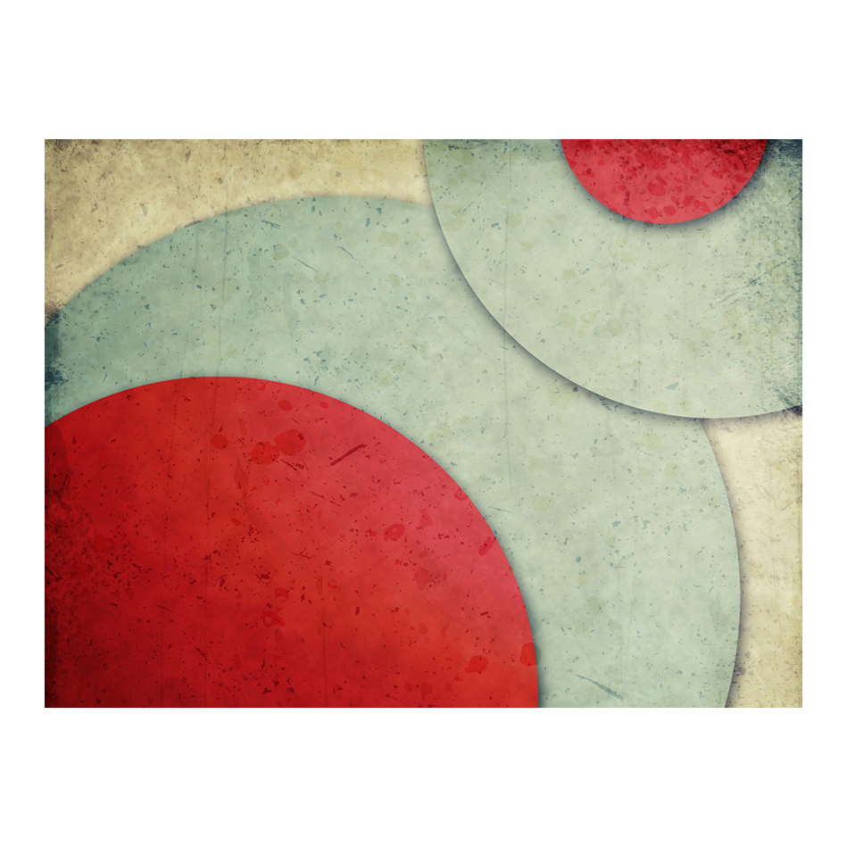 Fototapet Arkiio Cirklar Retro Stil