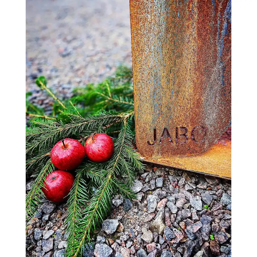 Eldfat Jabo Triangel Inkl Fat Corten 64x64x54 cm