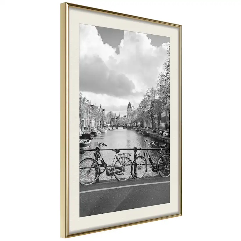 Poster Artgeist Affisch Bikes On Bridge