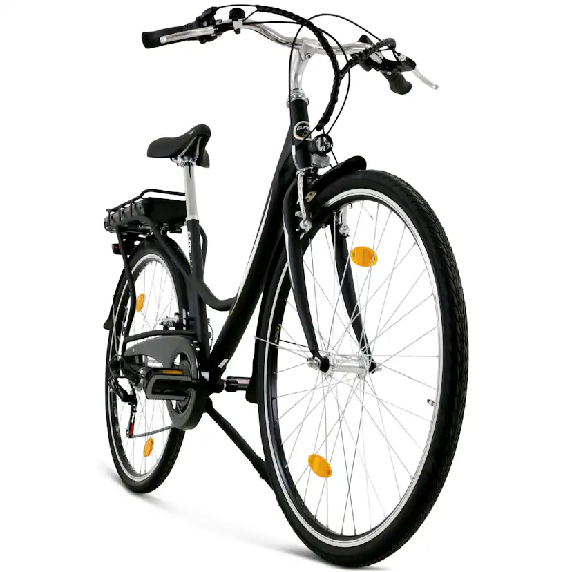 Elcykel Lyfco Dam 28" med Cykeldator Svart