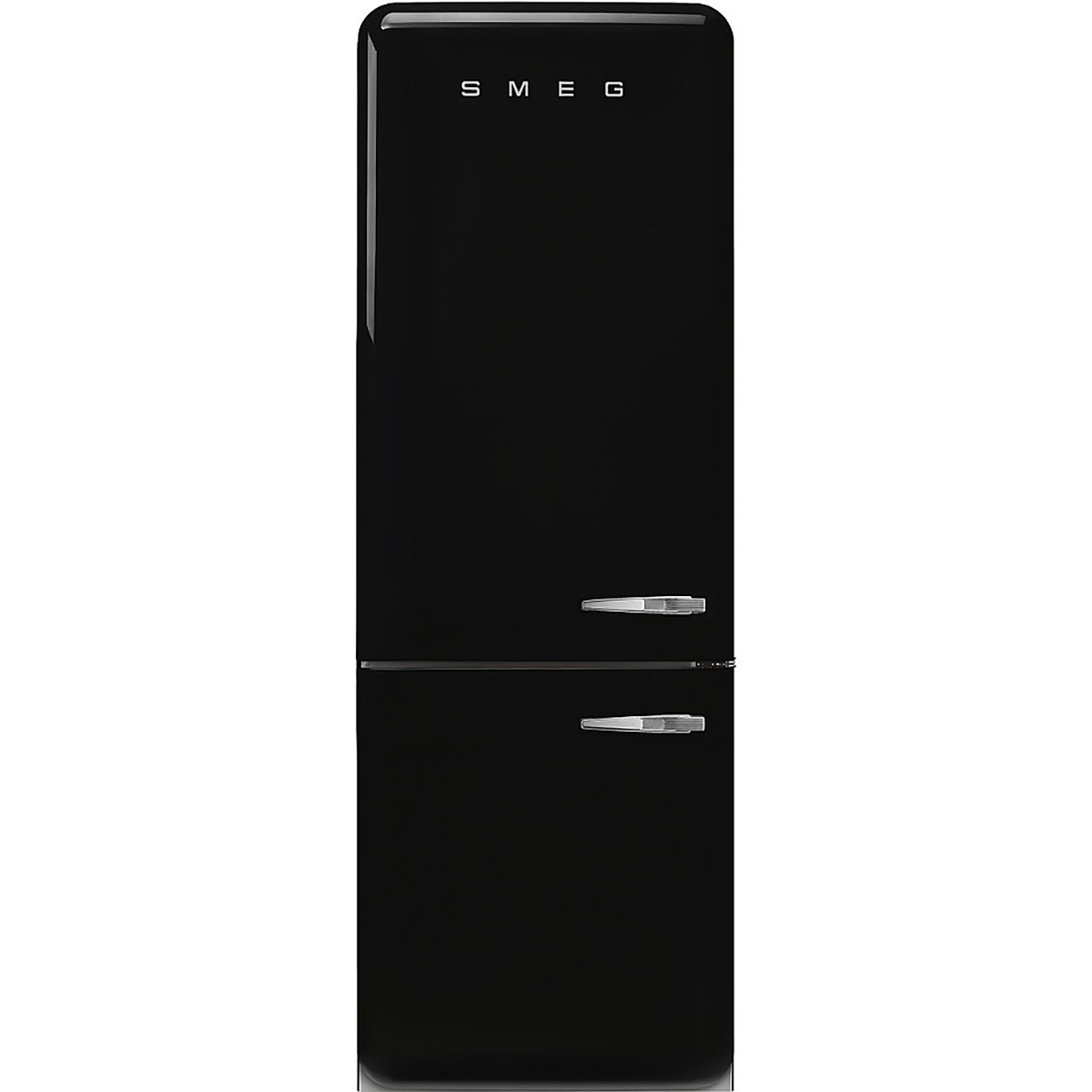 Fristående Kyl/Frys Smeg FAB38LBL6 50s Style Svart Vänsterhängd med No Frost