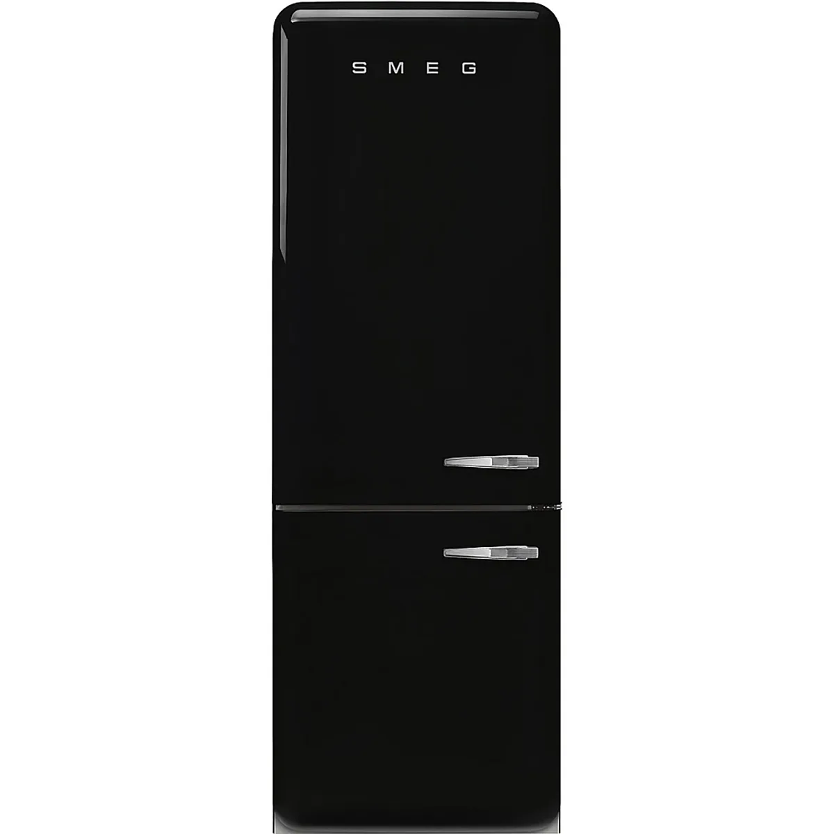 Fristående Kyl/Frys Smeg FAB38LBL6 50s Style Svart Vänsterhängd med No Frost
