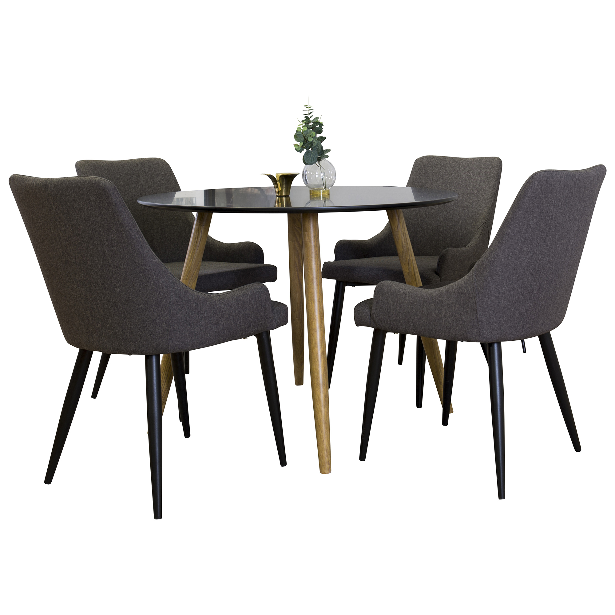 Matgrupp Venture Home Plake Ek med 4 Plake Stolar