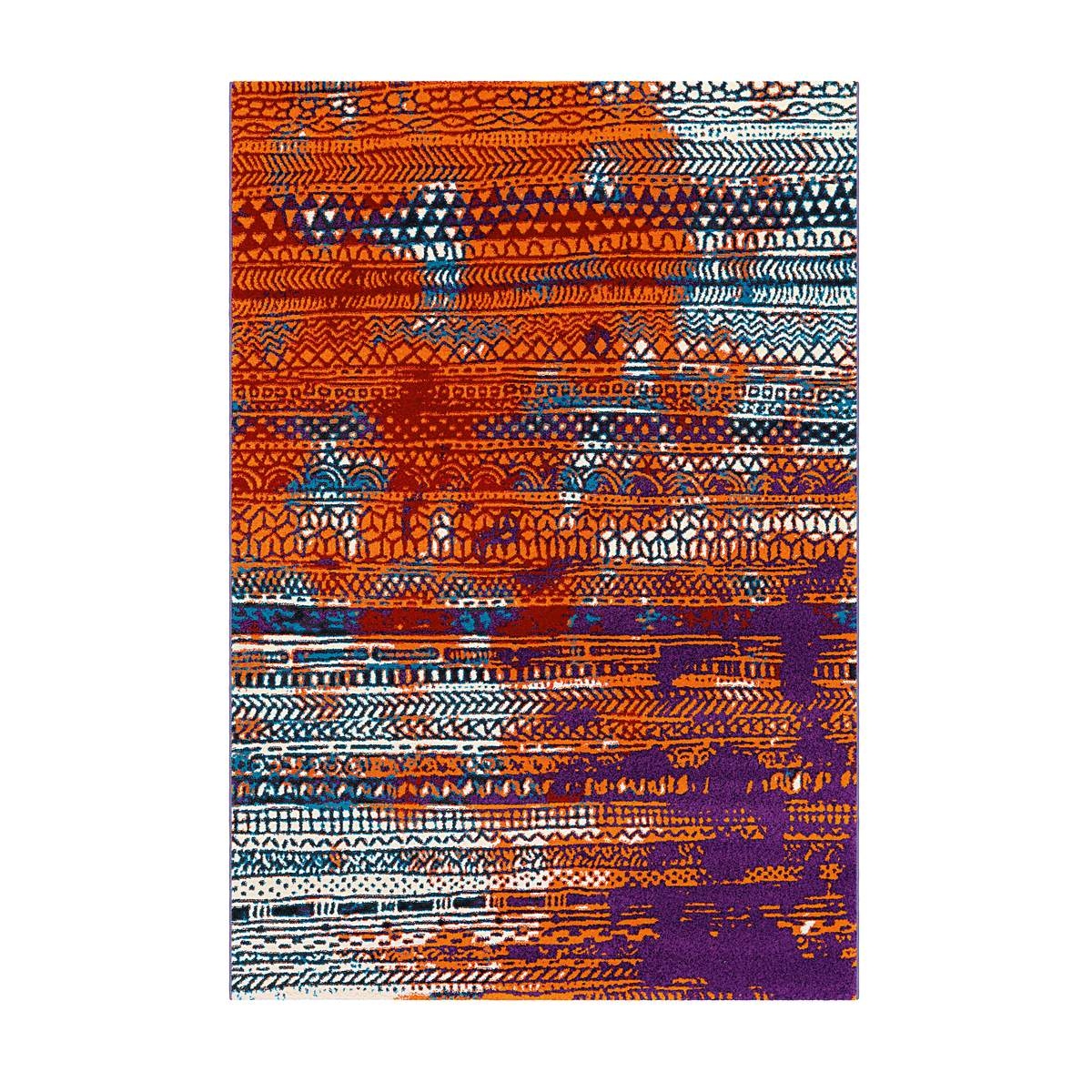 Ryamatta D-sign Busdau Hal Grå/Orange/Violett