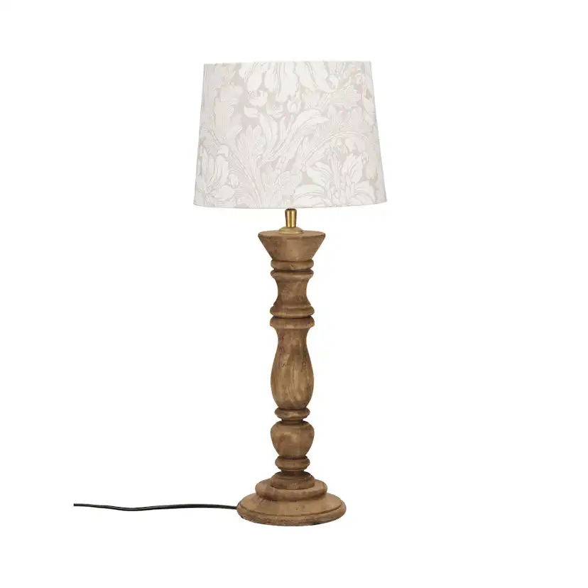 Bordsslampa PR Home Lodge Lampfot i Trä med Lampskärm