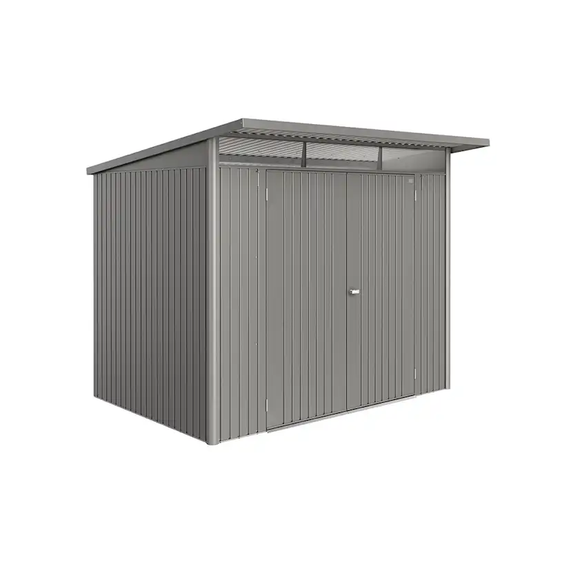Redskapsbod Biohort Avantgarde Eco A5 Metallic Kvartsgrå Dubbeldörr