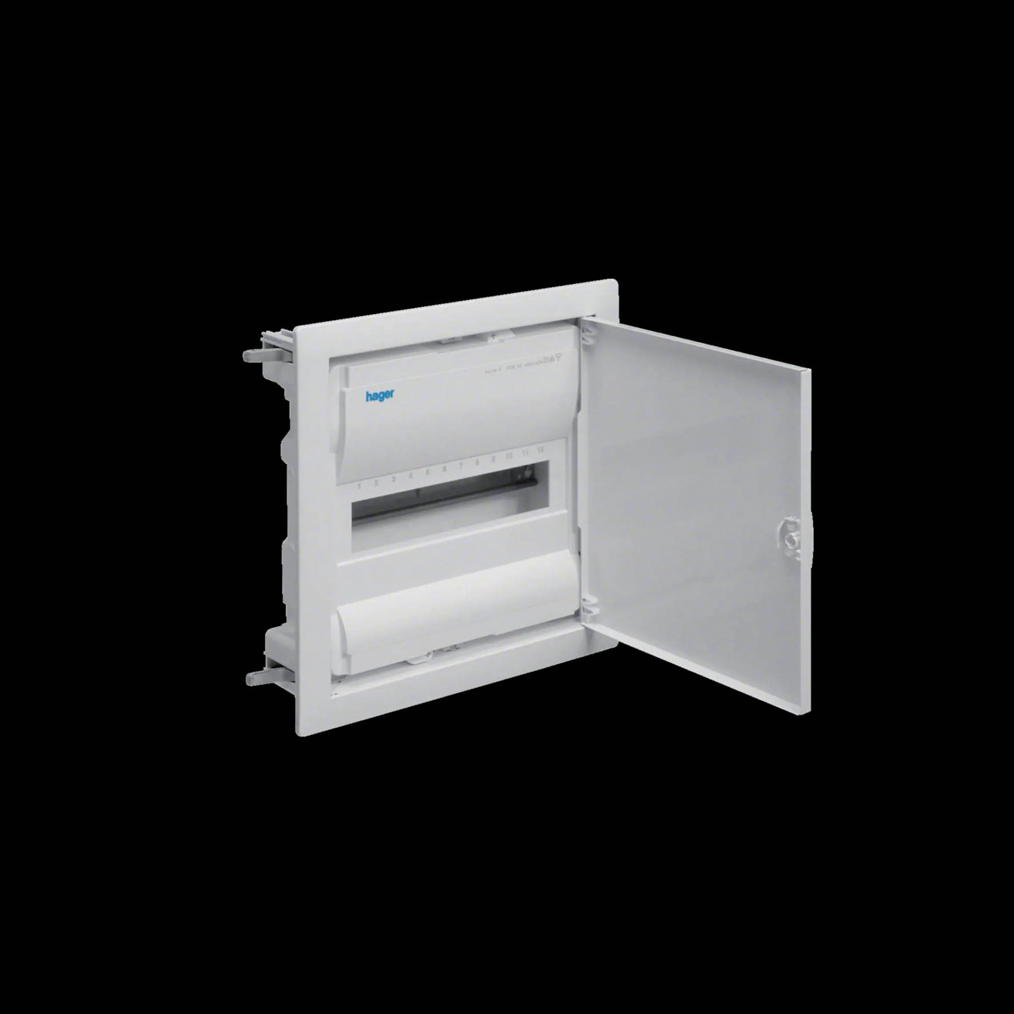 Plastkapsling Hager Volta för Infällnad i Gipsvägg