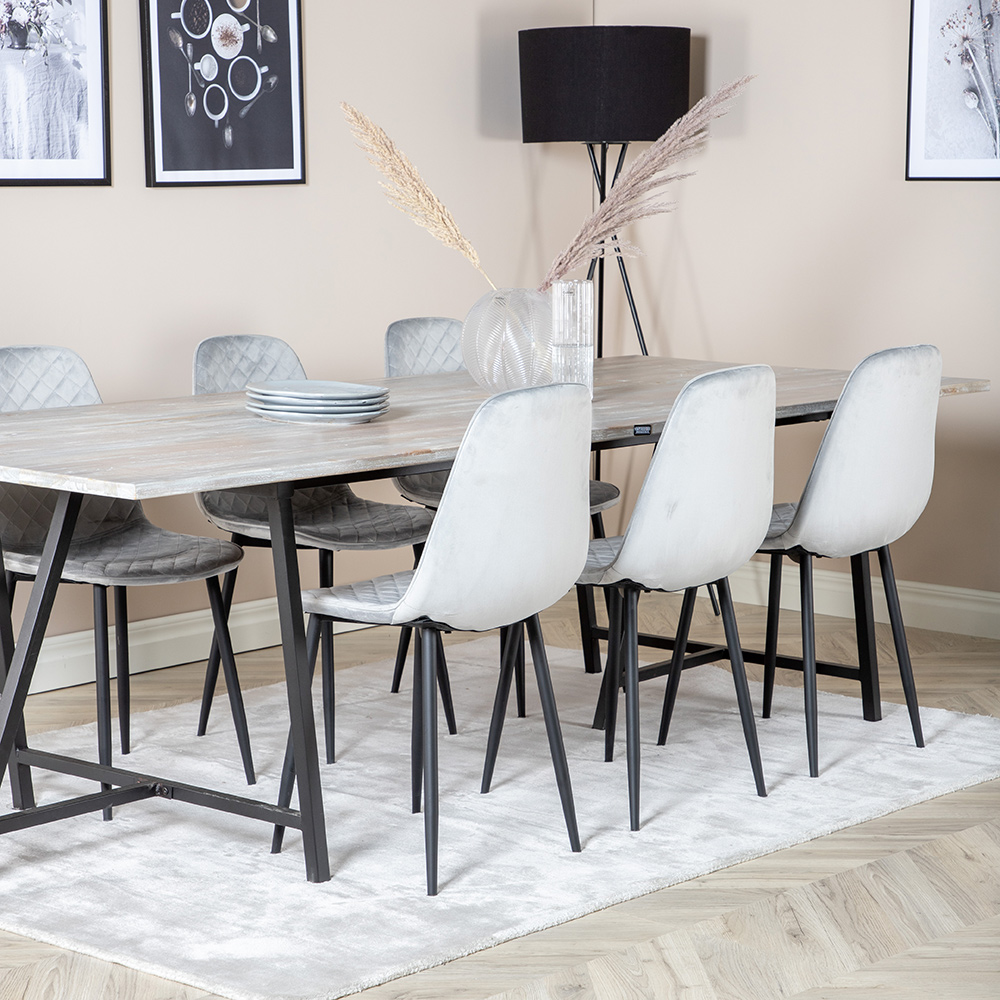 Matgrupp Venture Home Jenni med 6 Phoi Stolar