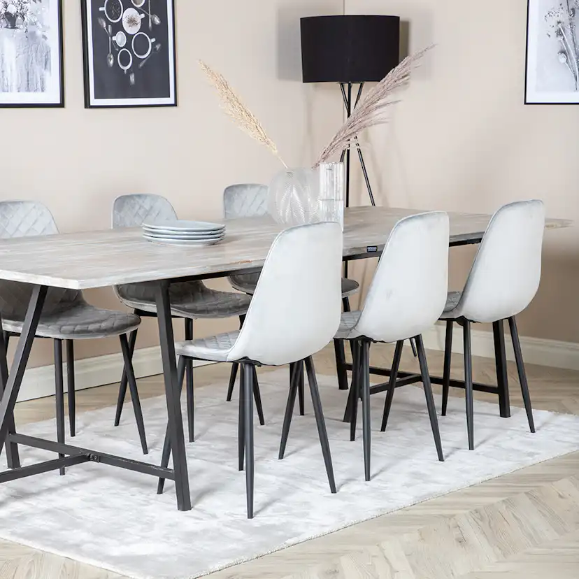 Matgrupp Venture Home Jenni med 6 Phoi Stolar