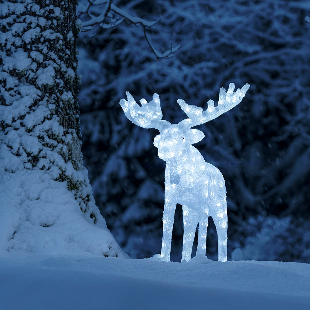 Dekorationsbelysning Gnosjö Konstsmide Älg