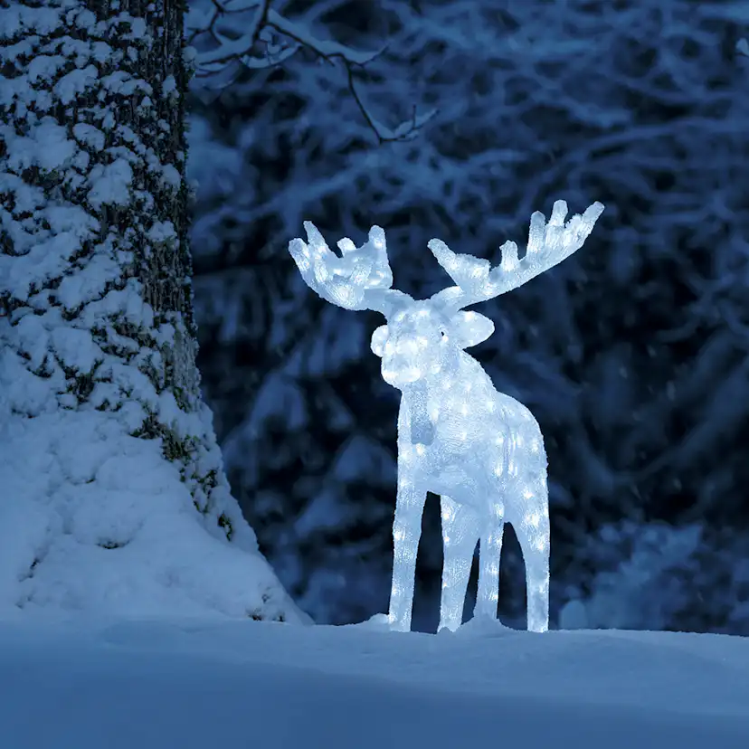 Dekorationsbelysning Gnosjö Konstsmide Älg