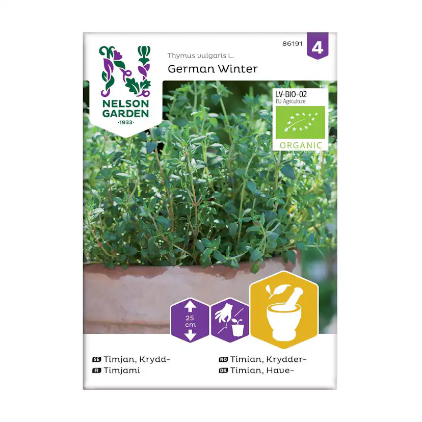 Frö Kryddtimjan Nelson Garden German Winter Organic