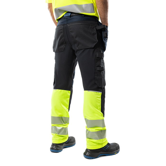 Varsel Hantverkarbyxa Fristads Alnaryd Stretch 2906 GWM, klass 1