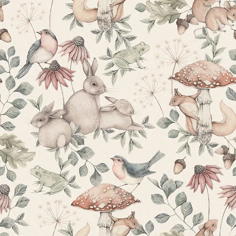 Barntapet Boråstapeter Newbie Wallpaper Minou - 7483