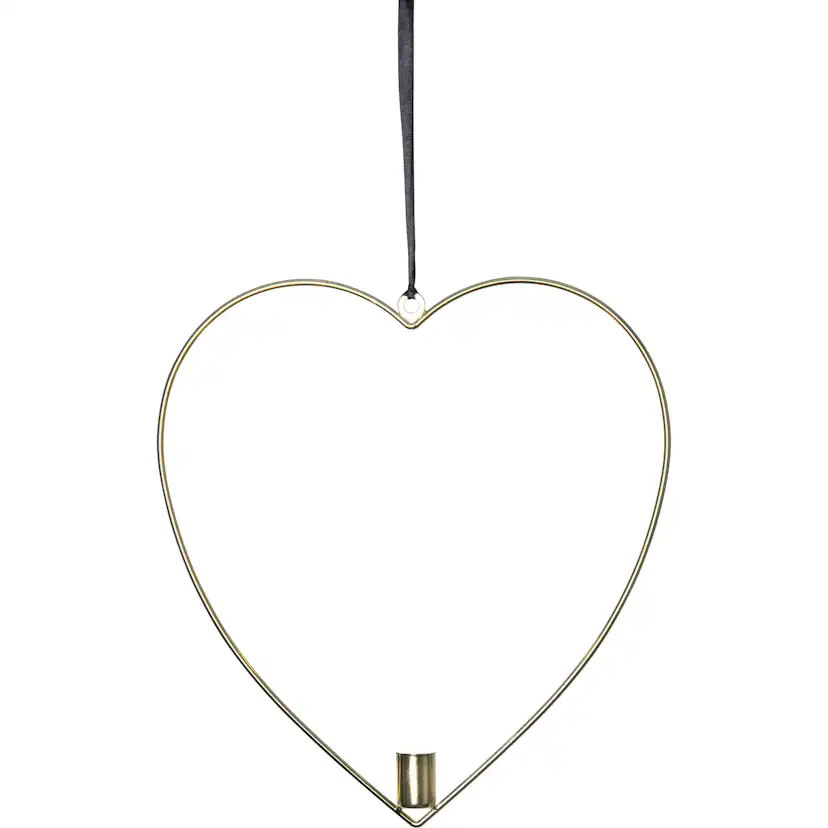 Inomhusdekoration Star Trading Flamme Heart Vägg