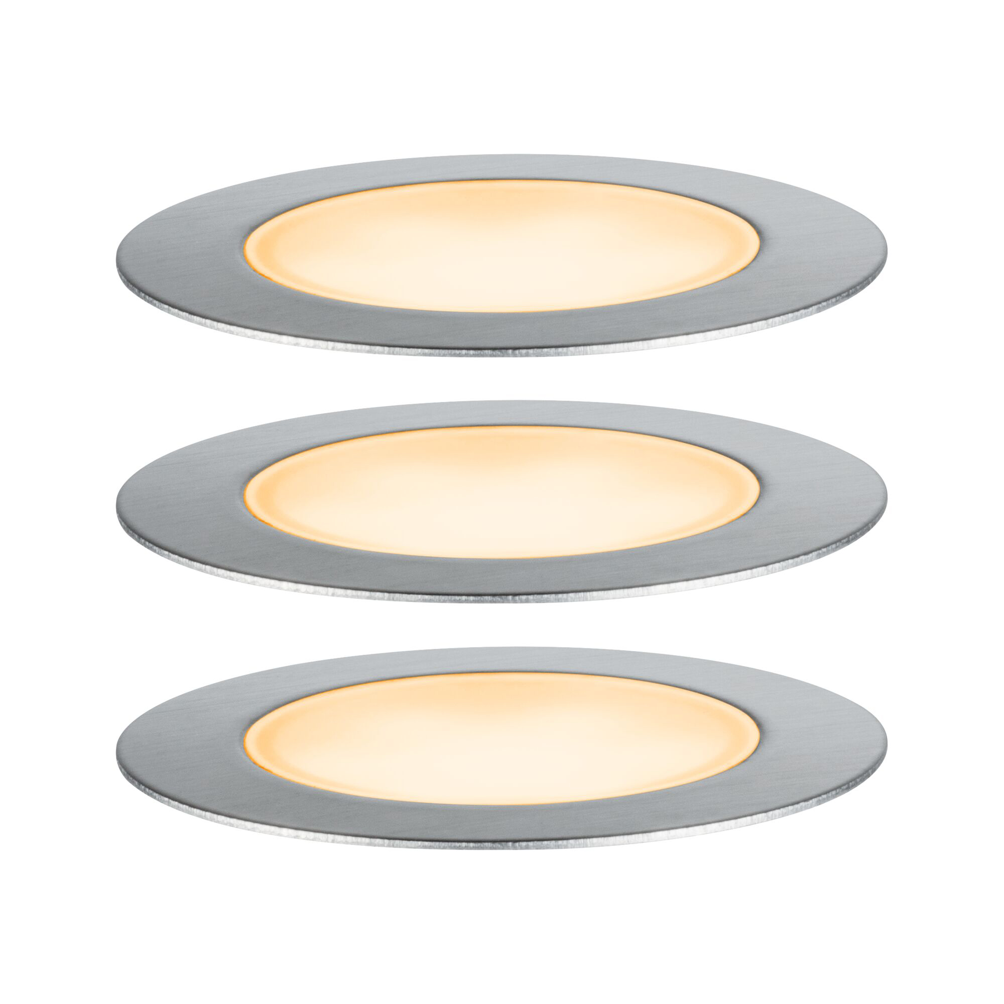 LED Infälld Markbelysning Paulmann Plug & Shine Floor Profil Spot Insektsvänlig IP67 2W 3-pack med Kabel & Transformator