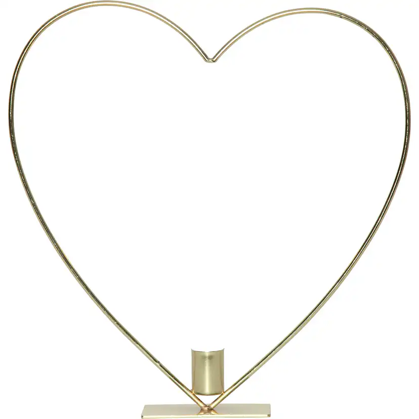 Inomhusdekoration Star Trading Flamme Heart Fristående