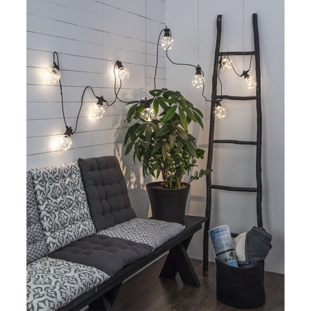 Ljusslinga Star Trading Big Circus 10L LED Utebelysning Svart