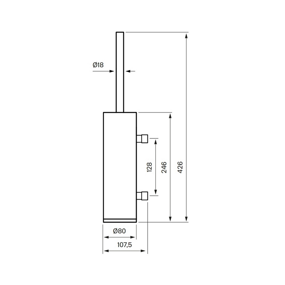 Toalettborste Tapwell TA220