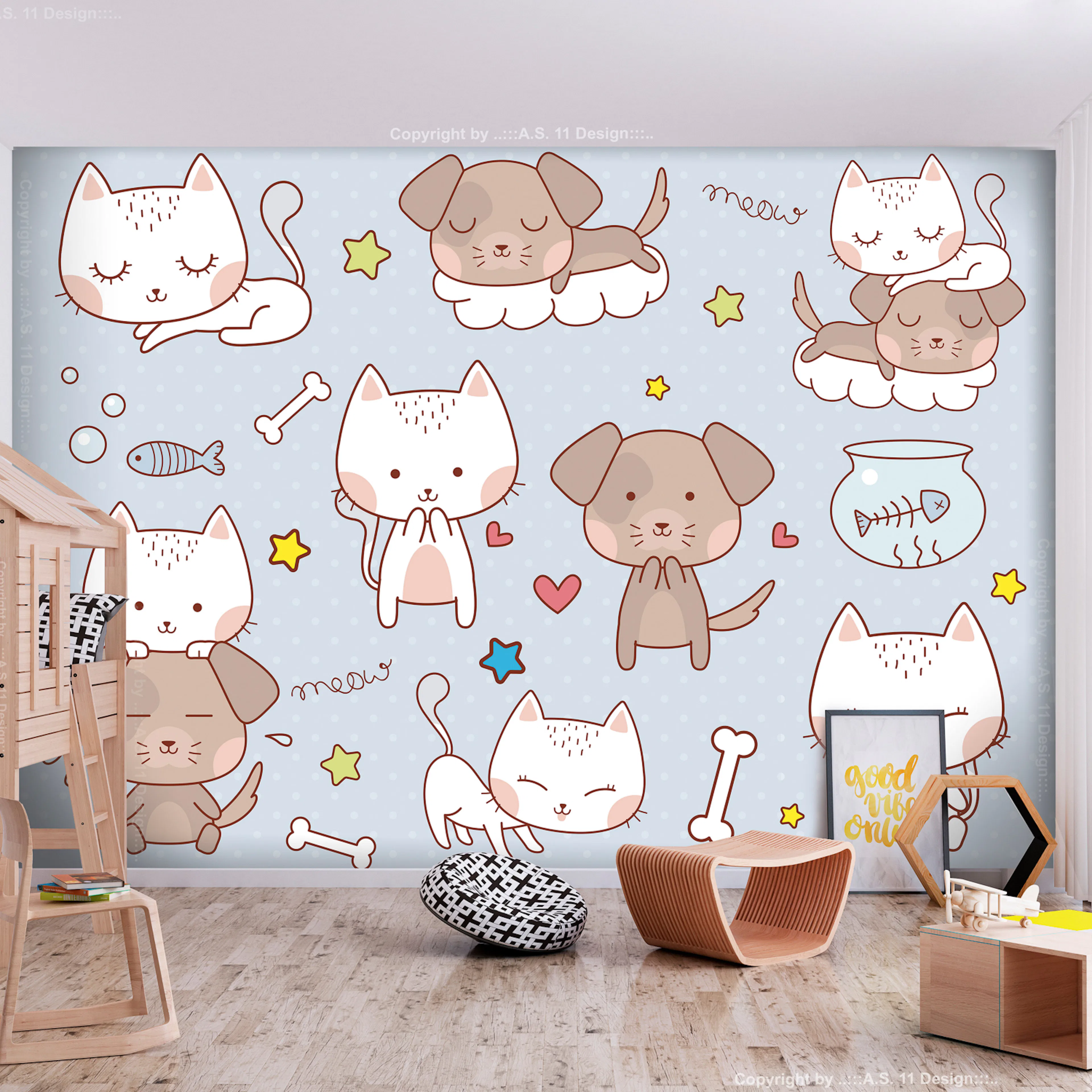 Fototapet - Childhood Friends 450x315 450x315 cm