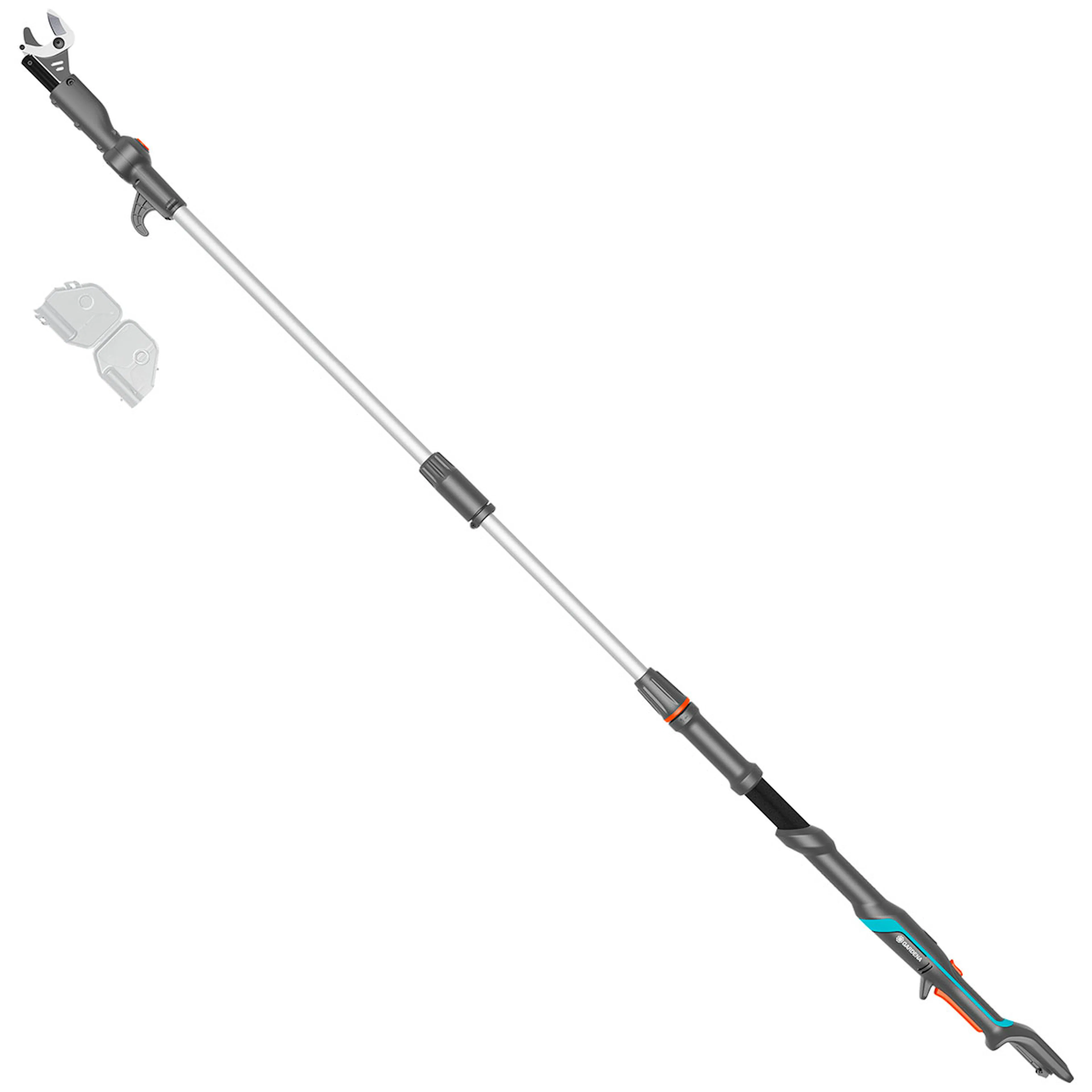 Teleskopisk Stångsax Gardena HighCut 250 Batteri P4A utan Batteri och Laddare