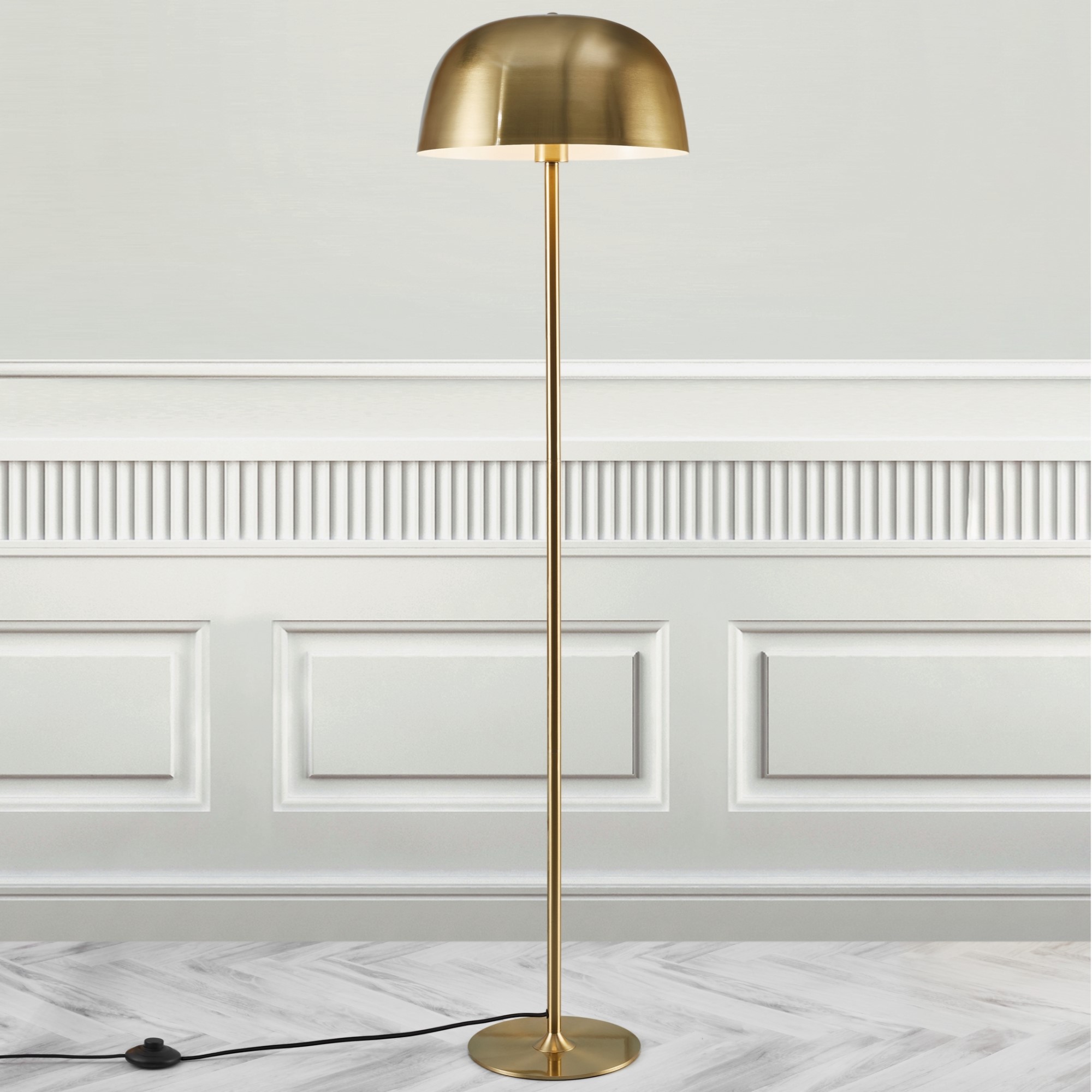 Golvlampa Nordlux Cera Mässing