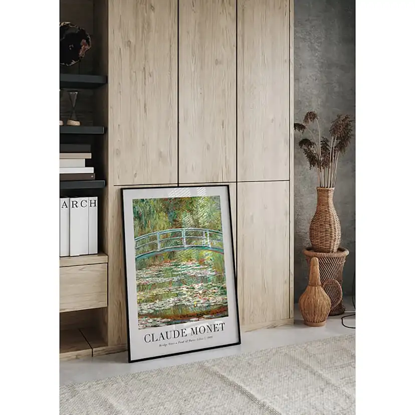 Poster Gallerix Bridge Over A Pond 1899 By Claude Monet