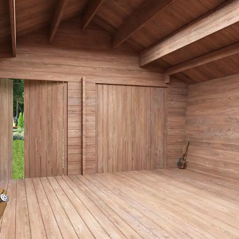 Timmerlada LP Garden U20 Täta Väggar 20 m2