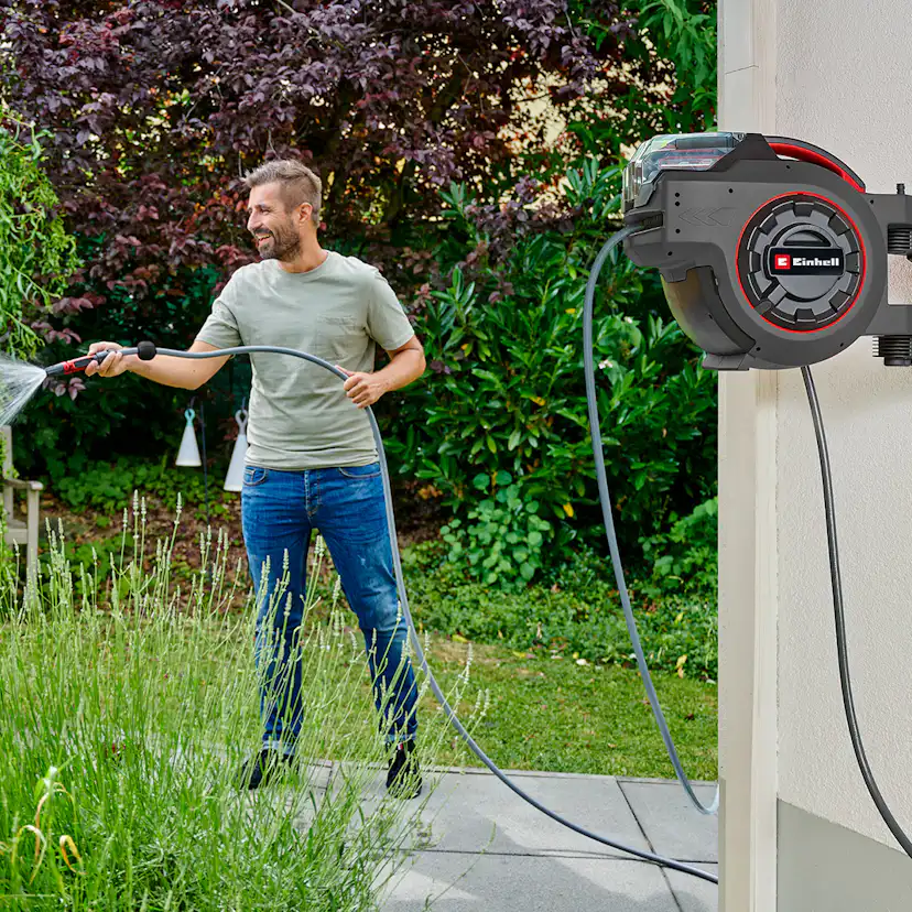 Slangvinda Einhell GE-HR 18/30-1 Li Utan Batteri & Laddare