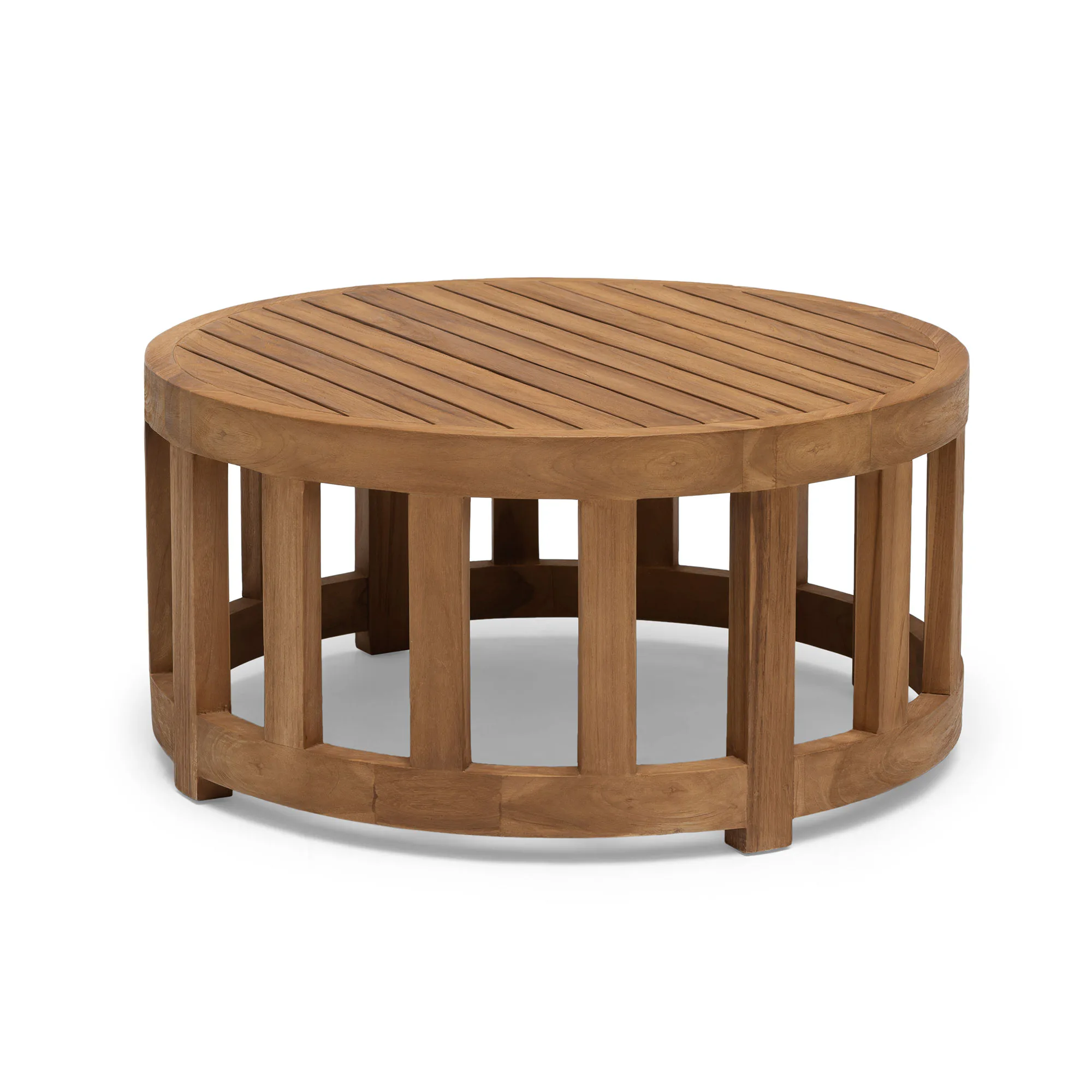 Träbord Hillerstorp Himmelsnäs Ø 80 cm, Runt Utebord i Teak