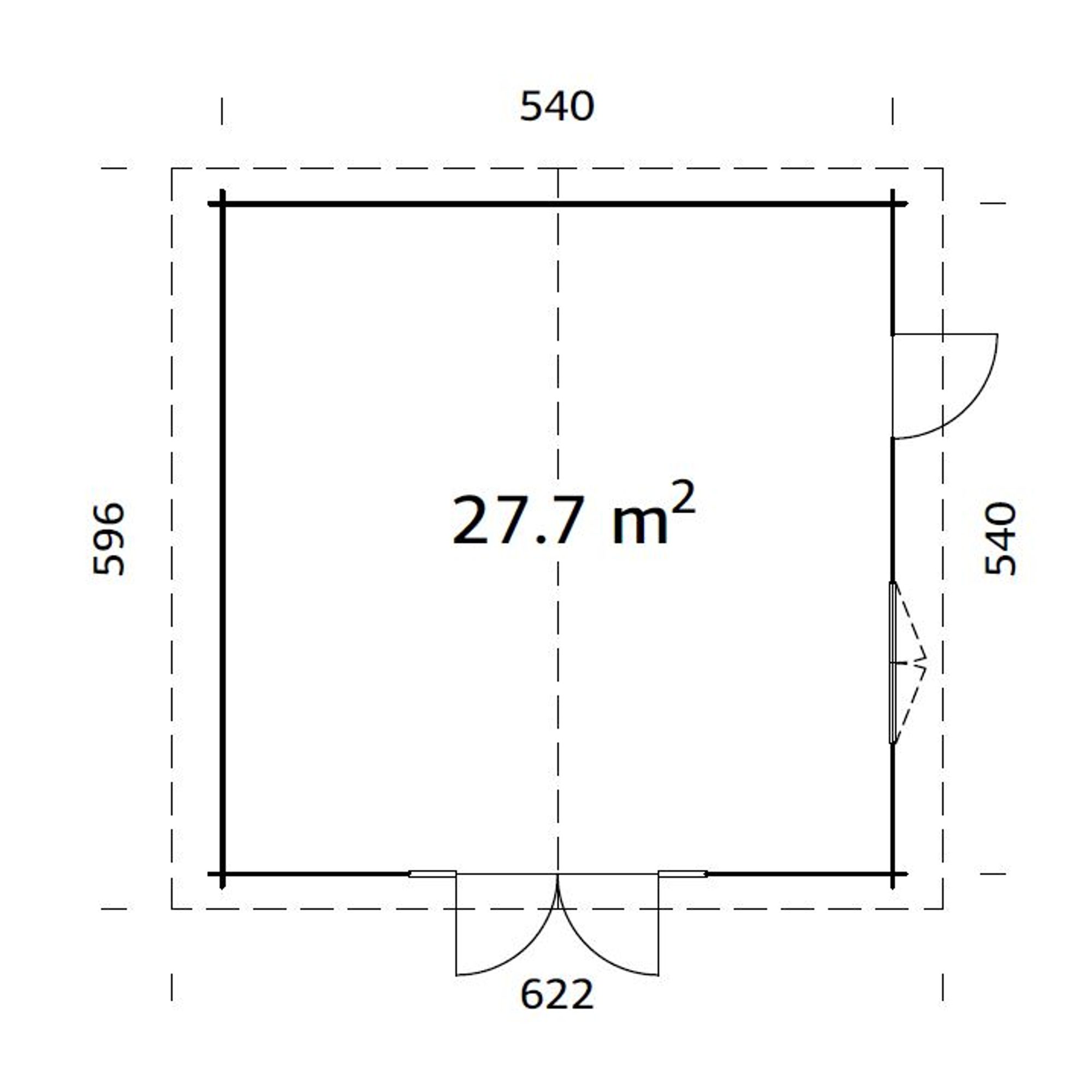Stuga Palmako Irene 29,2 m2