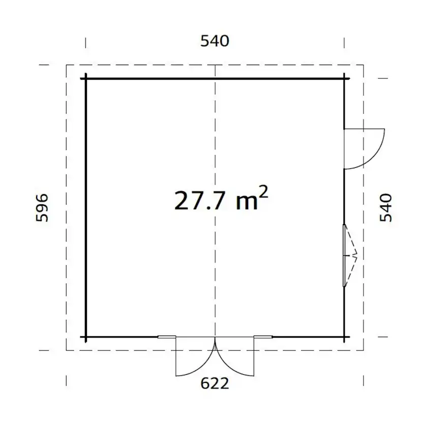 Stuga Palmako Irene 29,2 m2