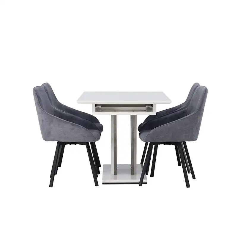 Matgrupp Venture Home Disa med 4st Rosie Matstolar