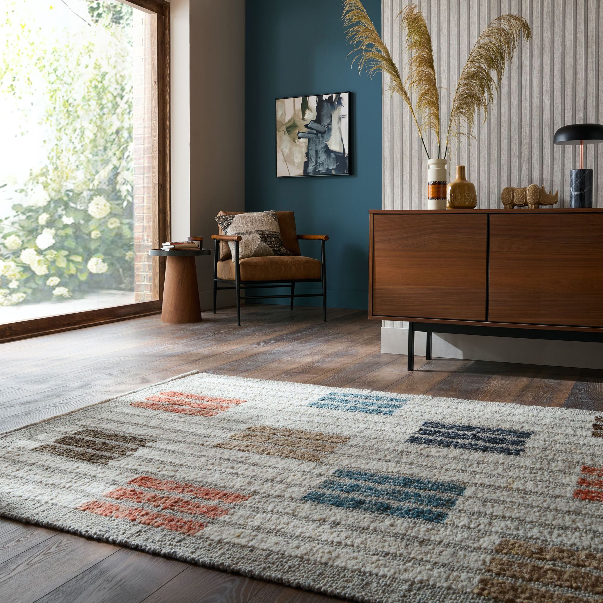 Rektangulär Matta Flair Rugs Alder Boucle Blocks