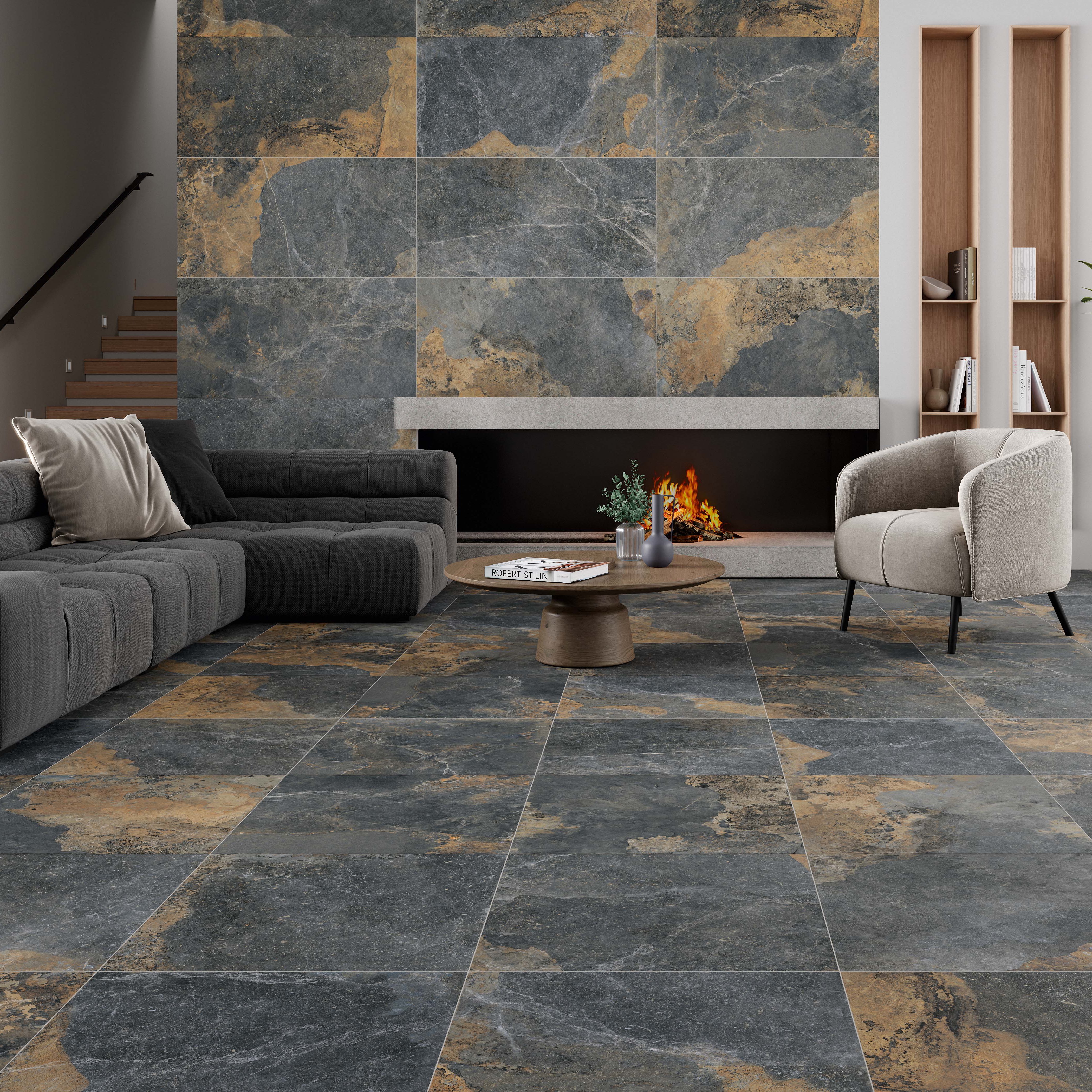 Klinker Tenfors Strato Natural Matt 60x60 cm