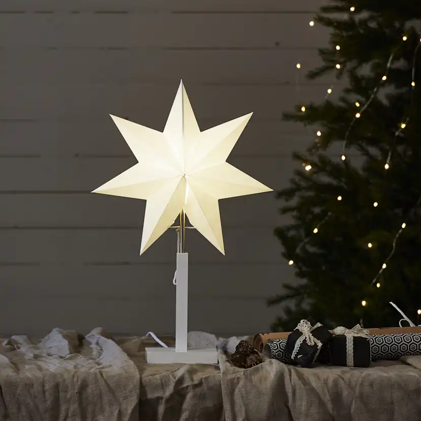 Adventsstjärna Star Trading Karo Vit