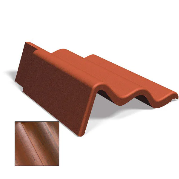 Antik Tegelröd/Svart