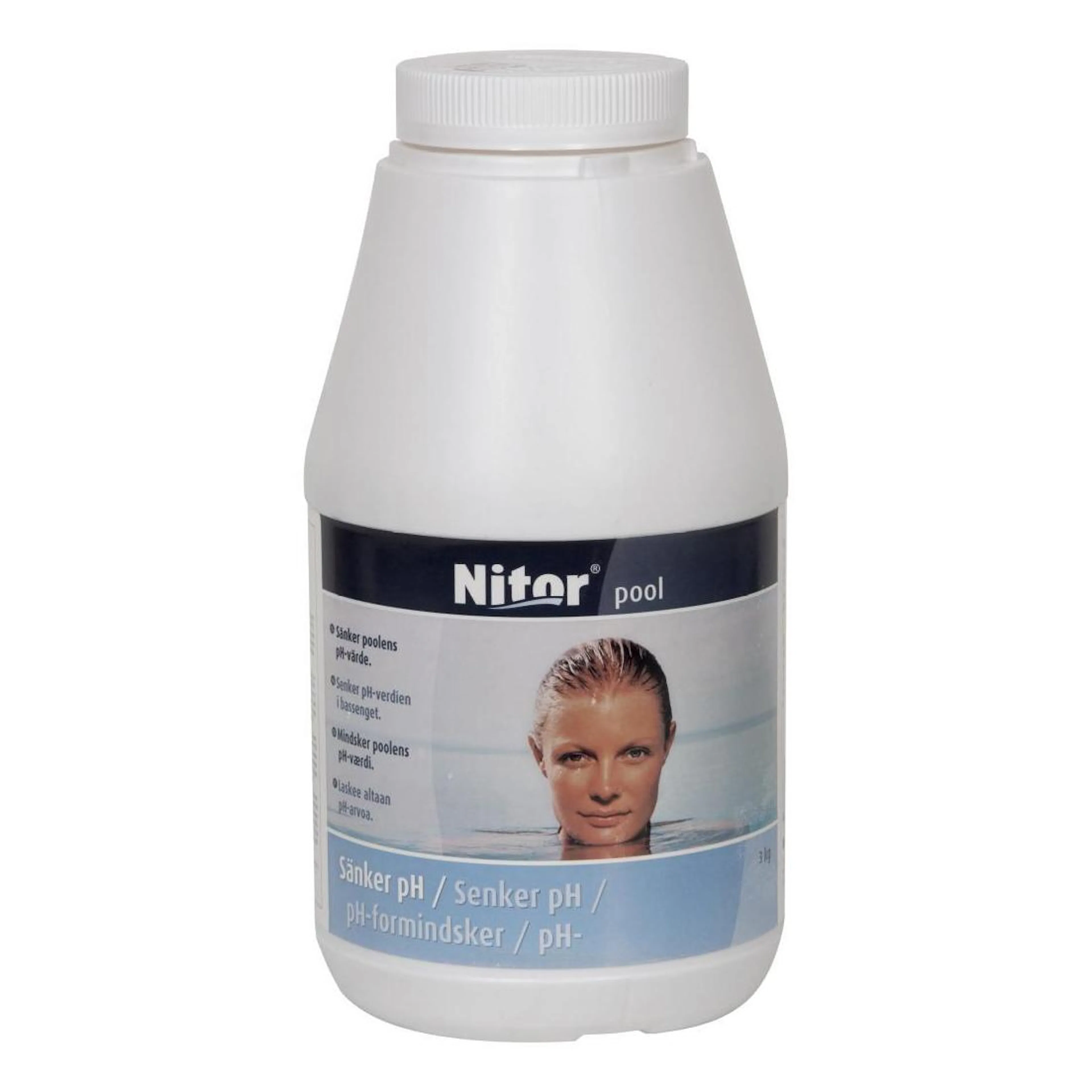 pH-Reglering Fixor by Nitor Pulver Poolkemi för Spabad & Pool 3 kg
