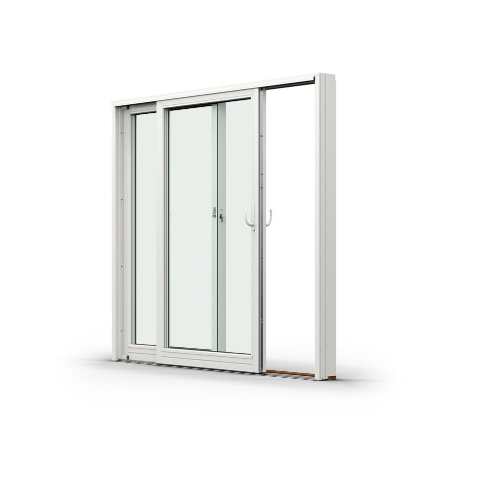 Skjutdörr NorDan Svanenmärkt NTech Aluminium 2-Delad