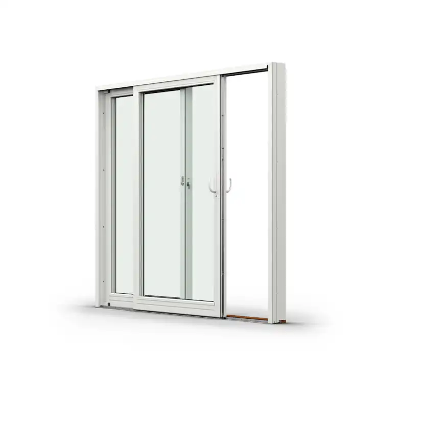 Skjutdörr NorDan Svanenmärkt NTech Aluminium 2-Delad