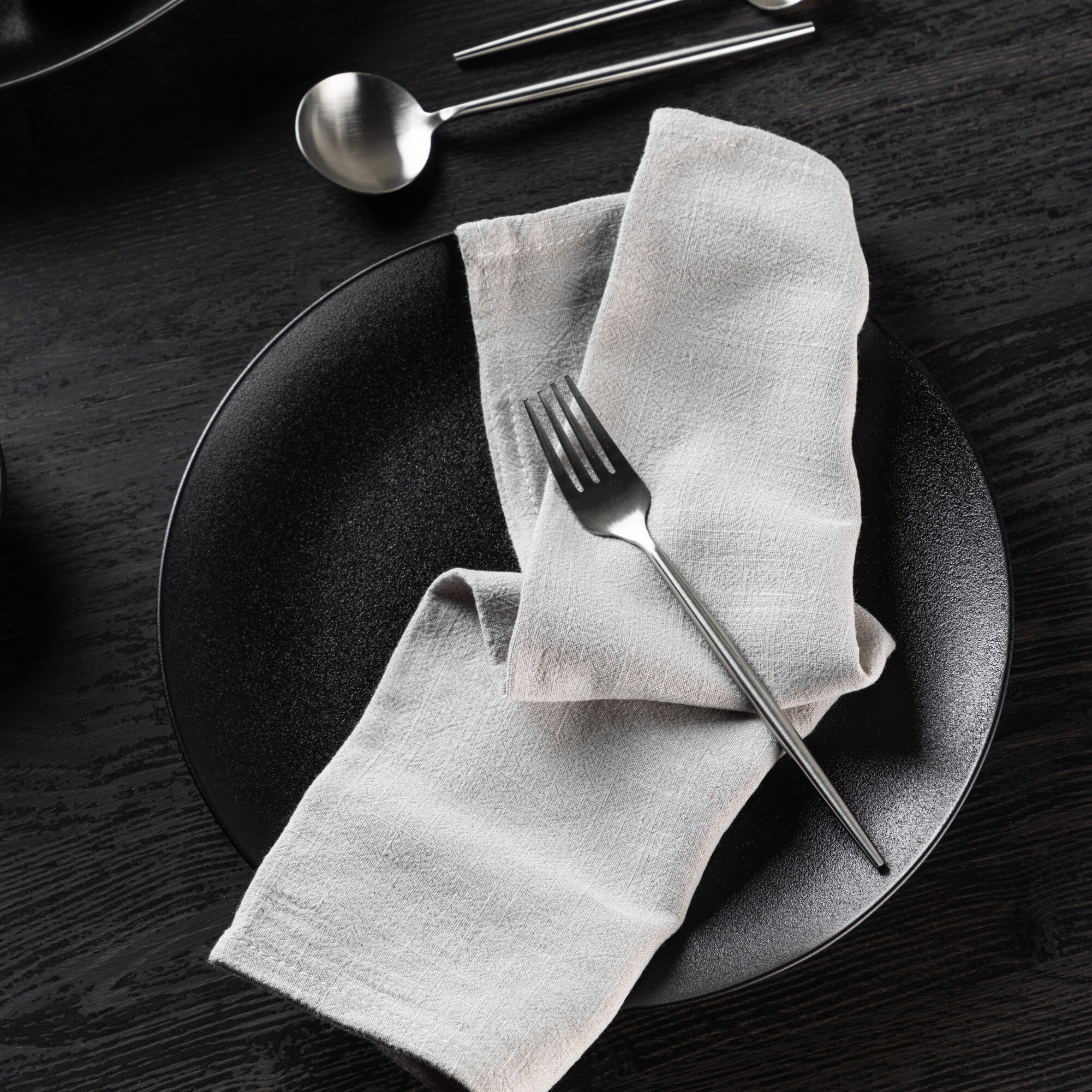 Bloria Napkin 2-pack - Light Grey - 40*40cm Ljusgrå