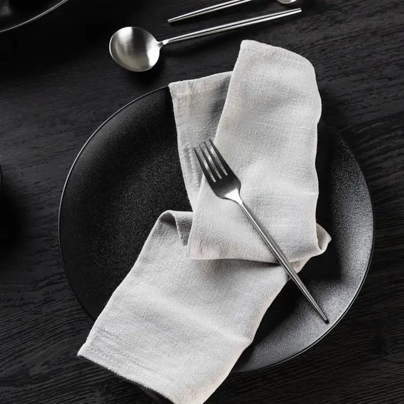 Bloria Napkin 2-pack - Light Grey - 40*40cm Ljusgrå