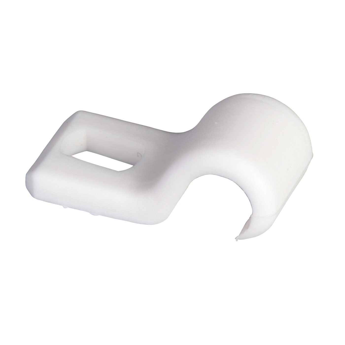 Plastklammer Schneider Electric Thorsman TK Slagtålig PP för Rund Kabel Vit 100-pack