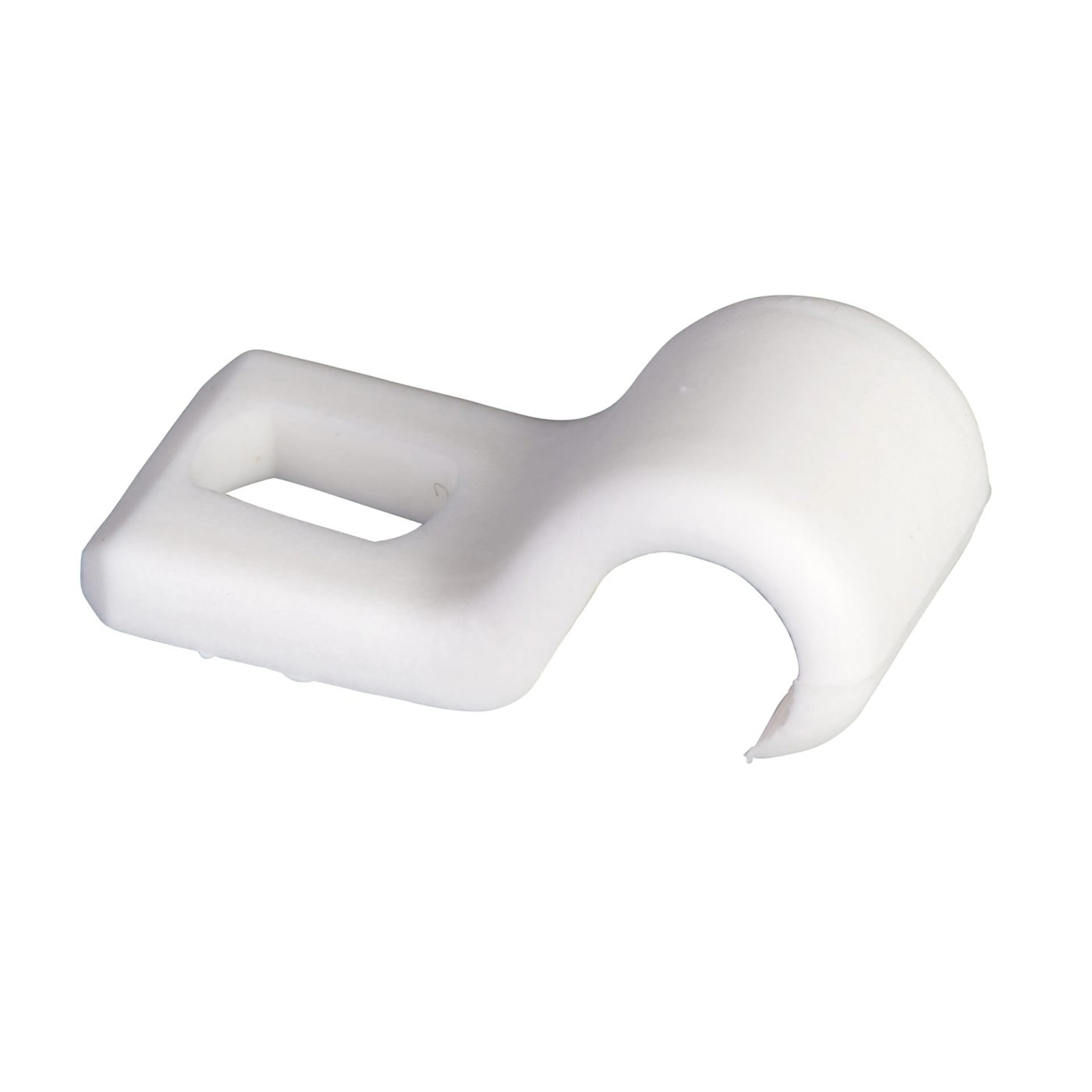 Plastklammer Schneider Electric Thorsman TK Slagtålig PP för Rund Kabel Vit 100-pack