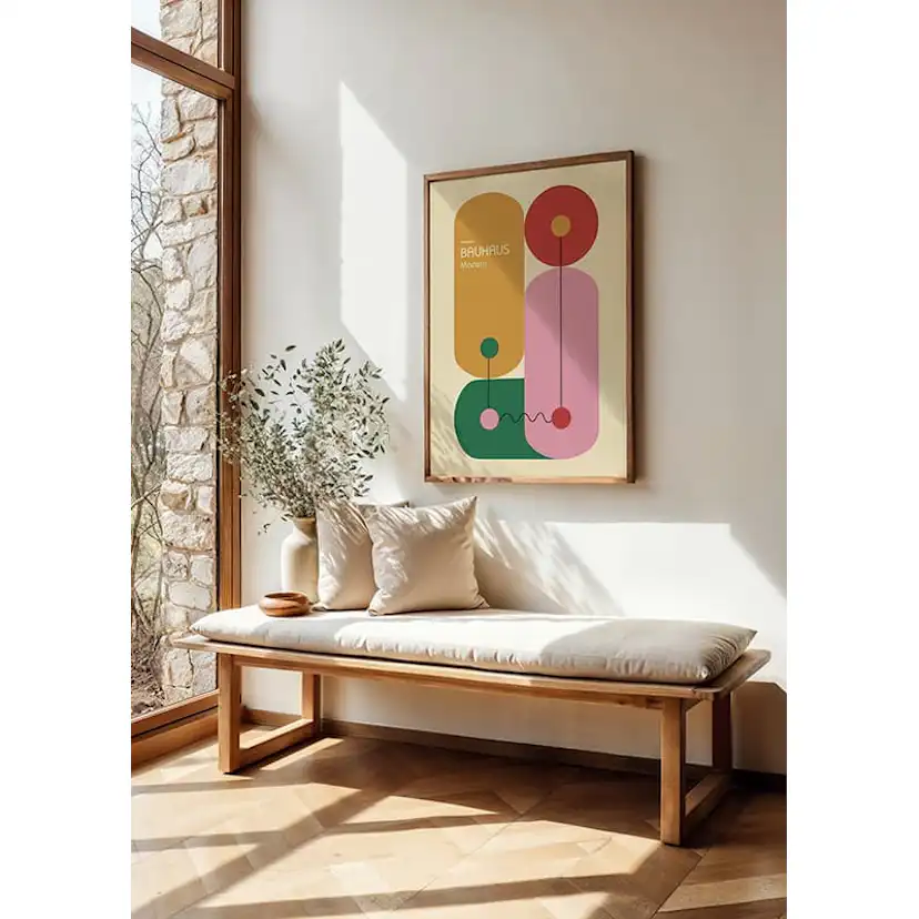 Poster Gallerix Bauhaus Modern Bricks