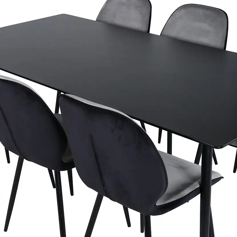 Matgrupp Venture Home Silvia med 6 Elisa Stolar Sammet