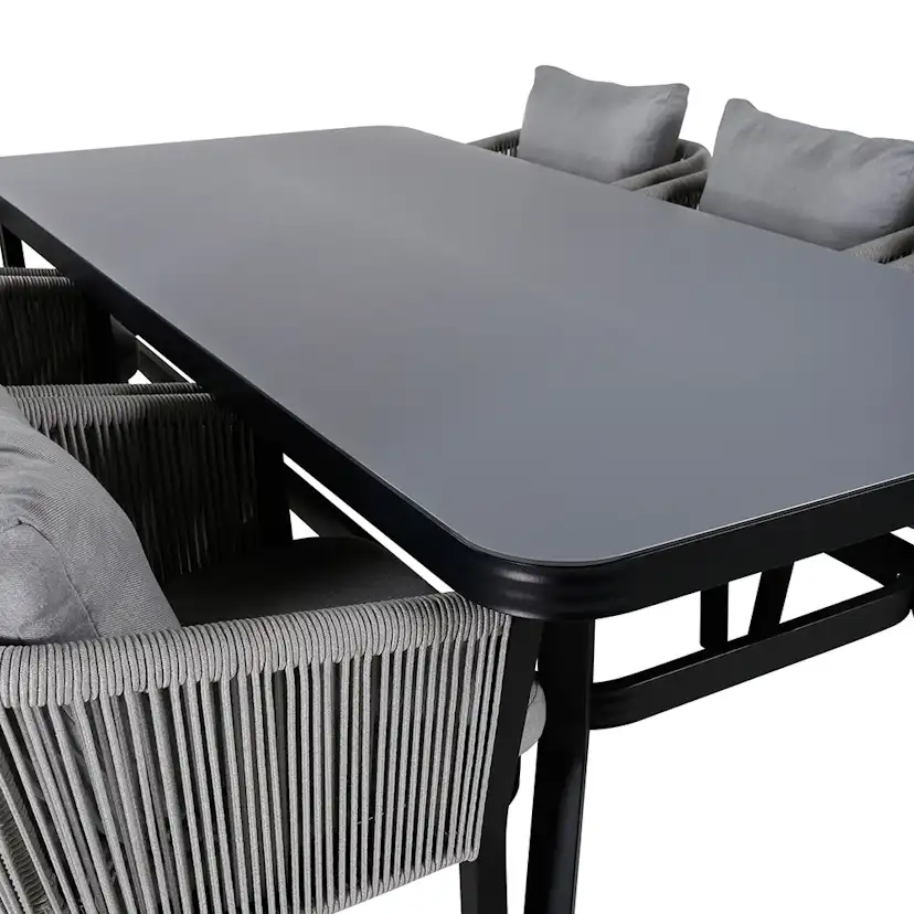 Matgrupp Venture Home Vyn med 6 Vyn Matstolar