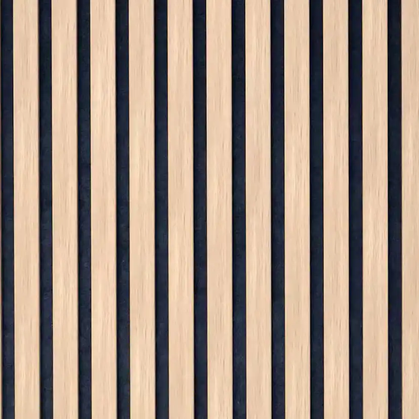 Akustikpanel Lundbergs SPA Svart Filt 2680x615x24 mm
